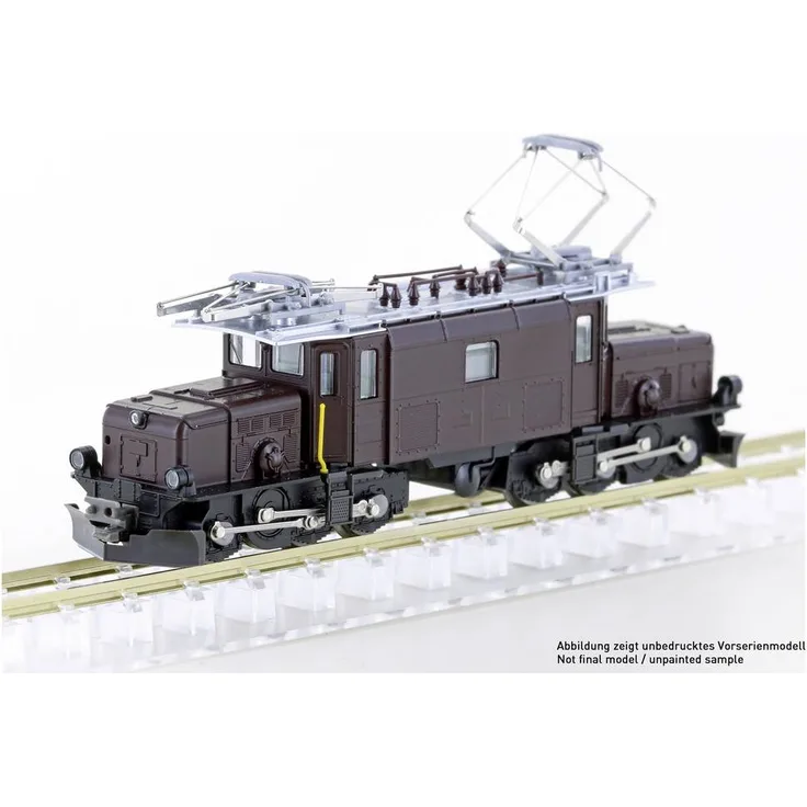 KATO K3103-1 N E-Lok Ge 6/6 I Krokodil RhB, Ep.V-Vi, Nr. 414 mit filigranem Fahrwerk und wechselndem Spitzenlicht