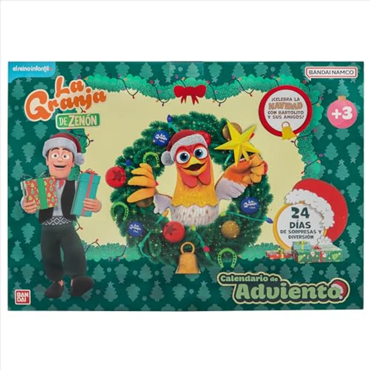 Bandai Zeno Farm Adventskalender TO86010, mit 24 Überraschungen, Spielzeug und Minifiguren, für Jungen und Mädchen – Bild 4