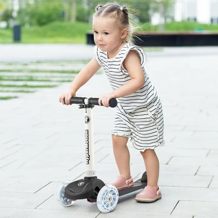 HyperMotion TRINGO Dreirädriger Kinder-Scooter mit LED-Rädern – höhenverstellbar, ab 3 Jahren – Bild 3