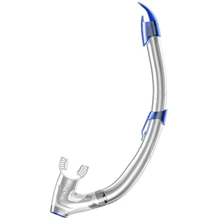 Seac Unisex-Youth Fast Tauch-und Schnorcheln Schnorchel mit Ablassventil für Erwachsene, transparent/blau, Standard