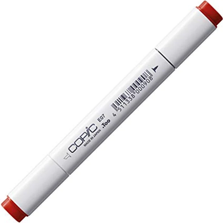 Copic COPIC Classic Marker Typ E - 07, Light Mahogany, professioneller Layoutmarker mit breiter und feiner Spitze, wiederbefüllbar – Bild 1