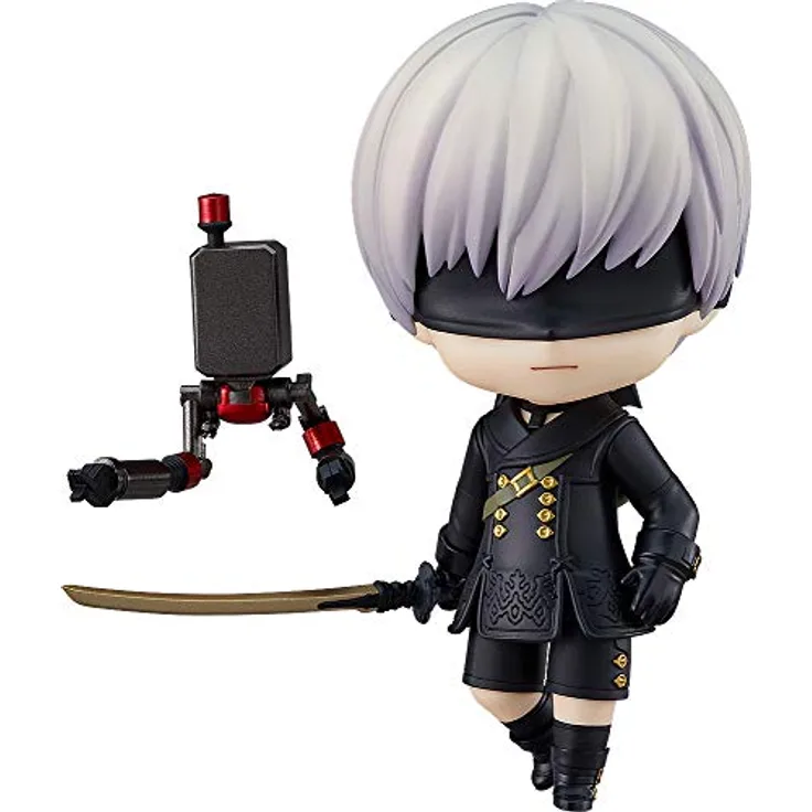 Square Enix Nendoroid NieR Automata 9S (Yoruha Nr. 9 S Type), vorbemalte Actionfigur aus Kunststoff, Höhe 100 mm, mit Spezialpodest