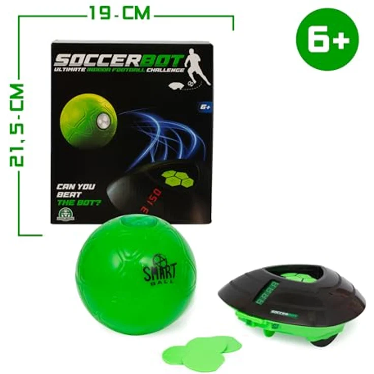 Soccer Bot MR100, Smart Ball Trainingsroboter für den Innenbereich, Solo oder Multiplayer, für Kinder ab 6 Jahren, 3 Schwierigkeitsstufen – Bild 2
