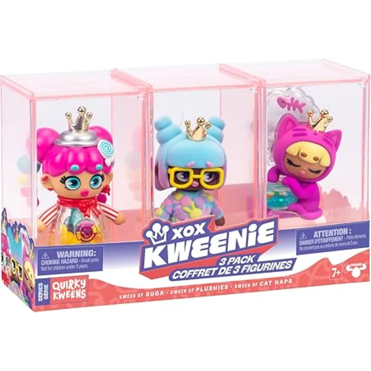 Moose XOX KWEENIE Quirky, Gelenkige Figur für kreative Rollenspiele, 13 cm Mädchen, aus hochwertigem ABS-Kunststoff – Bild 2