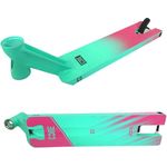 Core Action Sports Stuntscooter CORE CD1 Stunt-Scooter Park Deck 47cm 1160g Petrol/Pink, Superleichtes Design, Premium Qualität, Flex Fender Bremse