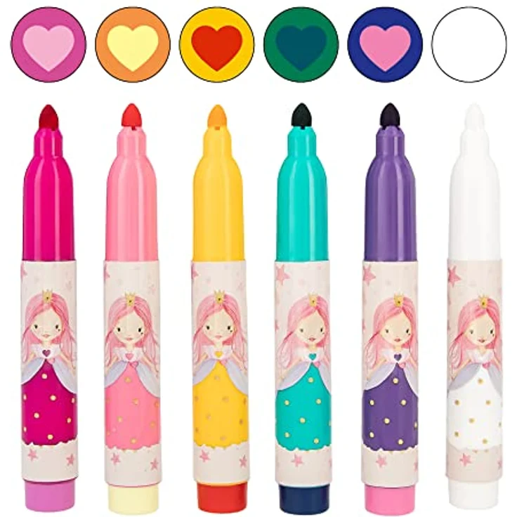Depesche Princess Mimi Filzstifte, Magische 6er Packung mit bunten Farben – Bild 4