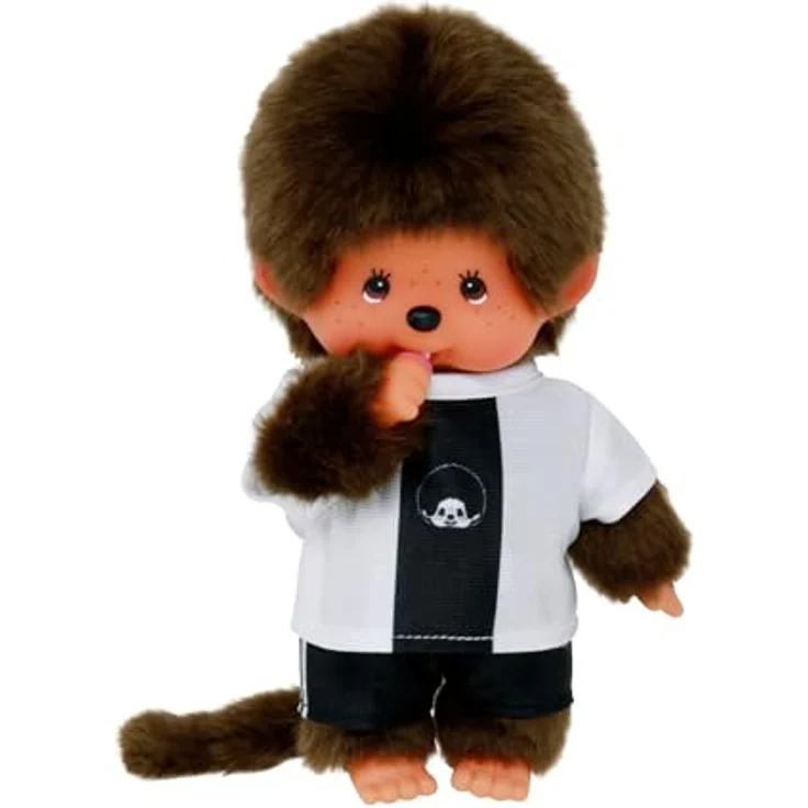 Monchhichi Plüschfigur Junge im Fußball-Trikot 20 cm EM-Fußball Edition – Bild 2