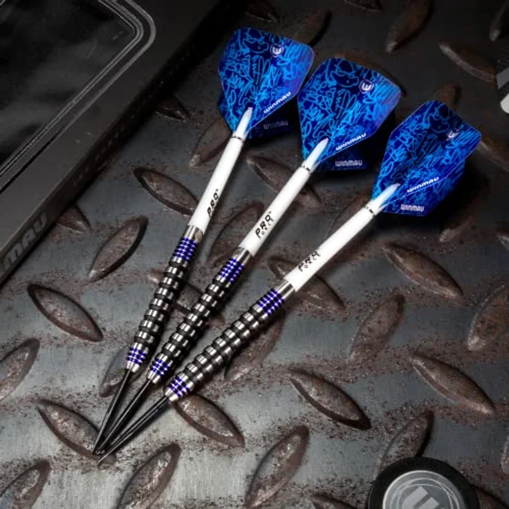 WINMAU Advance 500 Series Blau 24g Dartpfeile mit dartflüge und Dart stiele – Bild 2