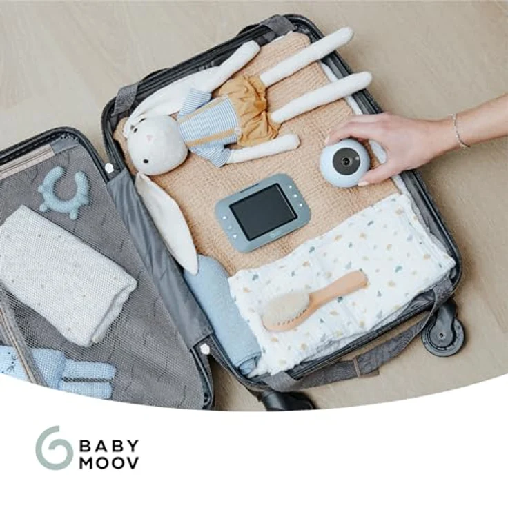 Babymoov Yoo Roll Zusatzkamera für Babyphone, Akkubetrieb, 10 Stunden Laufzeit, 300 m Reichweite – Bild 6