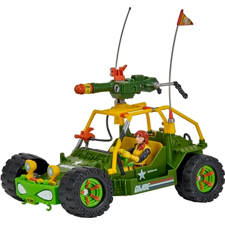Playmates Teenage Mutant Ninja Turtles X G.I. Joe A.W.E. Shell-Striker Fahrzeug mit Figur, bedruckte Box – Bild 2