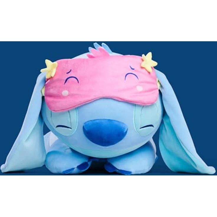 Simba Disney Snuglets Wellbeing Plüschfigur Stitch liegend 40 cm mit Schlafmaske und Zusatzgewicht 1500 g, geeignet ab den ersten Lebensmonaten – Bild 5