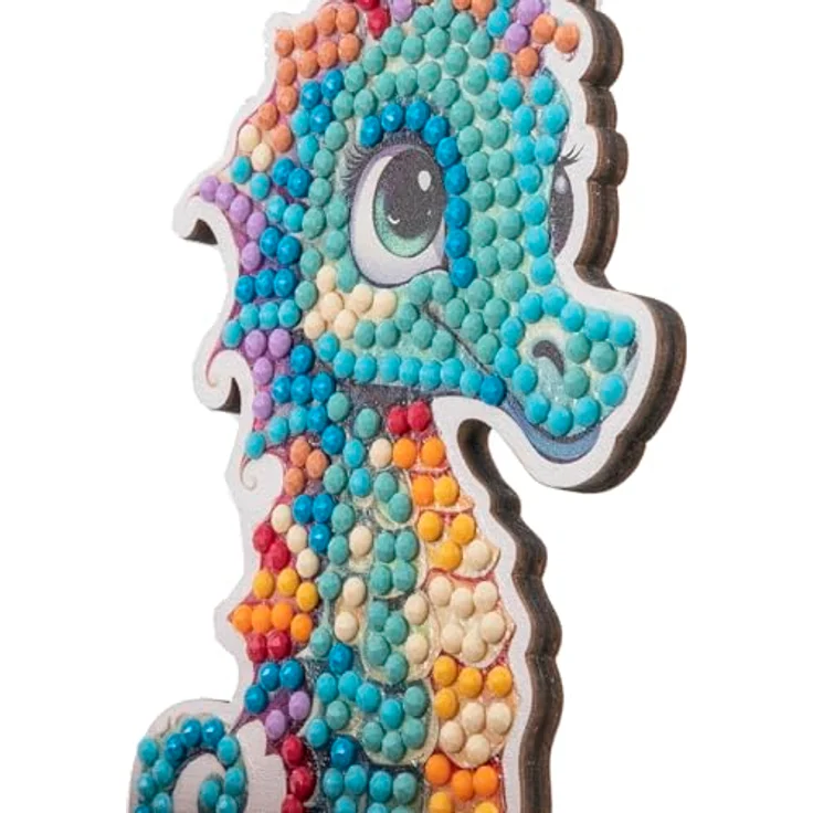 CRYSTAL ART Crystal Art Buddy Seahorse, Kreativ-Set für Bastelarbeiten – Bild 3
