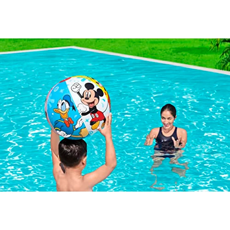 BESTWAY Wasserball Bestway 91098, Aufblasbarer Wasserball "Disney Junior Mickey & Friends", Ø 51 cm, Mehrfarbig – Bild 9