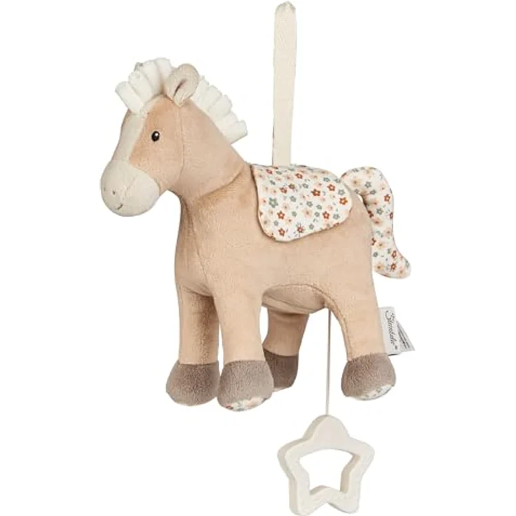 Sterntaler® Spieluhr Pferd Sunny, kleine Einschlafhilfe mit austauschbarem Spielwerk, ideal für unterwegs – Bild 1