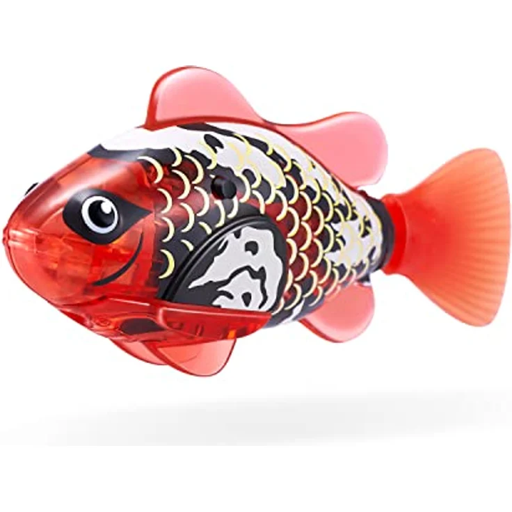 ROBO ALIVE Robo Fish Series 3 Roboter-Fisch, 2er Pack, Blau und Rot, schwimmt in mehrere Richtungen, batteriebetrieben, Spielzeugfisch, Poolspielzeug – Bild 5