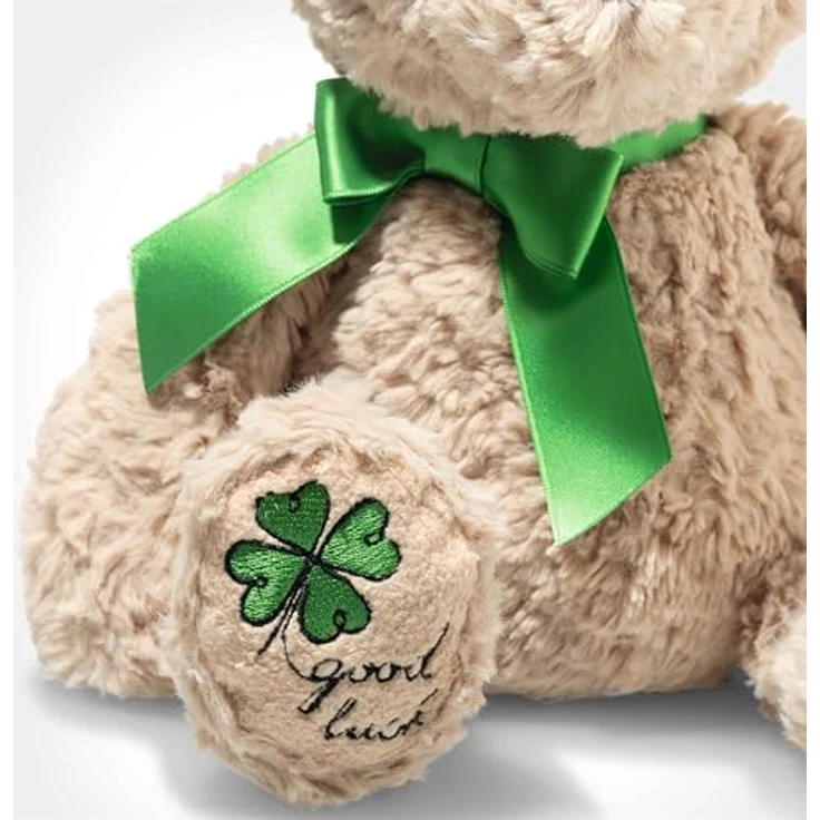 Steiff Kuscheltier Jimmy Teddybär Good Luck, 30 cm, Beige, Soft Cuddly Friends – Bild 4