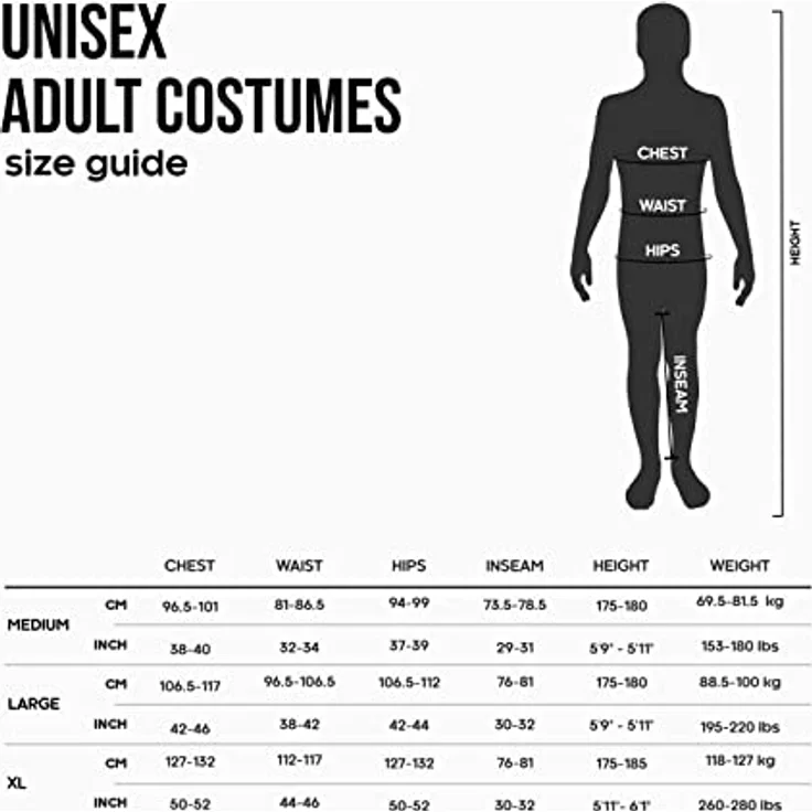 Disguise Offizielles Classic Jack Skellington Kostüm, Halloween Kostüme für Erwachsene, Fliege in Fledermausform, Größe L – Bild 5