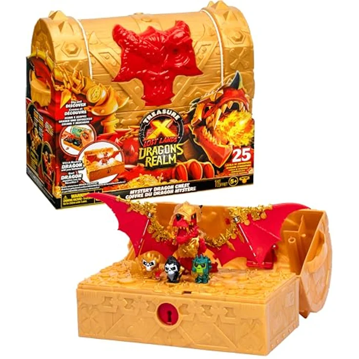 Moose Toys Dragons Realm Treasure Chest, kreatives Spielset mit mehrfarbigem Design für Kinder ab 4 Jahren, robust und langlebig – Bild 1