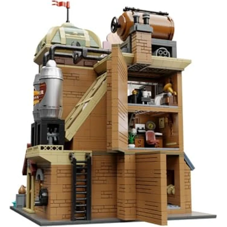 Pantasy Craft Brewery, Klemmbausteine-Set mit 3252 Teilen, nostalgisches Design, drei Minifiguren, modularer Aufbau – Bild 3