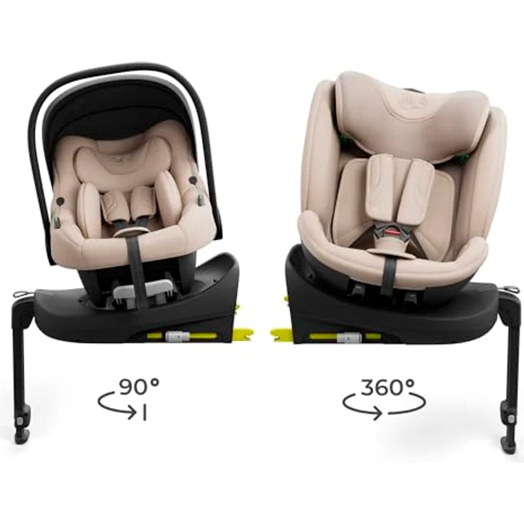 Kinderkraft Endura Safe Modular System, 3-in-1 Babyschale und Kindersitz mit Isofix Basis, i-Size konform, von Geburt bis 12 Jahre – Bild 5