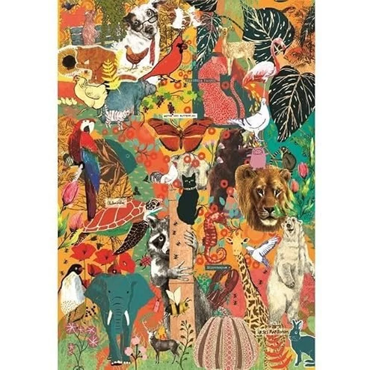 Clementoni Puzzle More Is More - Animal & Botanics, 1000 Teile 2D Puzzle mit lebendigen Tier- und Pflanzenmotiven – Bild 4