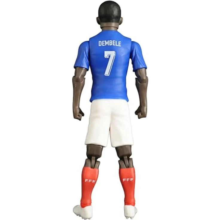 Megableu FFF Demblé Figur Nr. 7 – 20 cm große Fußballfigur mit 10 Gelenkpunkten, offizielles Lizenzprodukt der französischen Nationalmannschaft, inkl. Ball – Bild 5