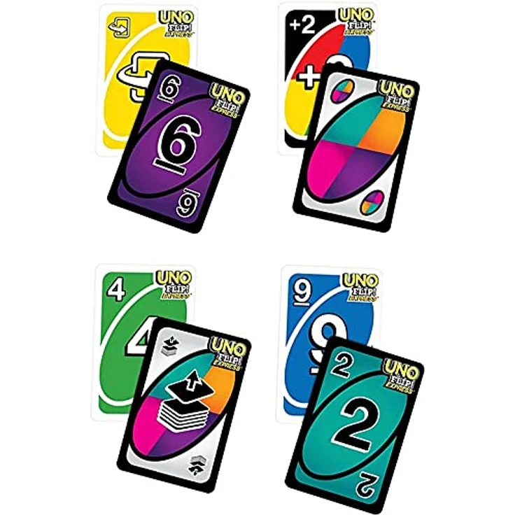 Mattel GXD75 - Mattel Games - UNO Flip! Express - Kartenspiel – Bild 5