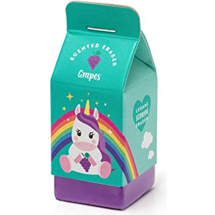 Legami - Yummy Yummy, 3er Set mit duftenden Radiergummis, 2,7 x 6 cm, mit Trauben-, Erdbeer- und Vanilleduft, für präzises Radieren. - Preisvergleich – Bild 2