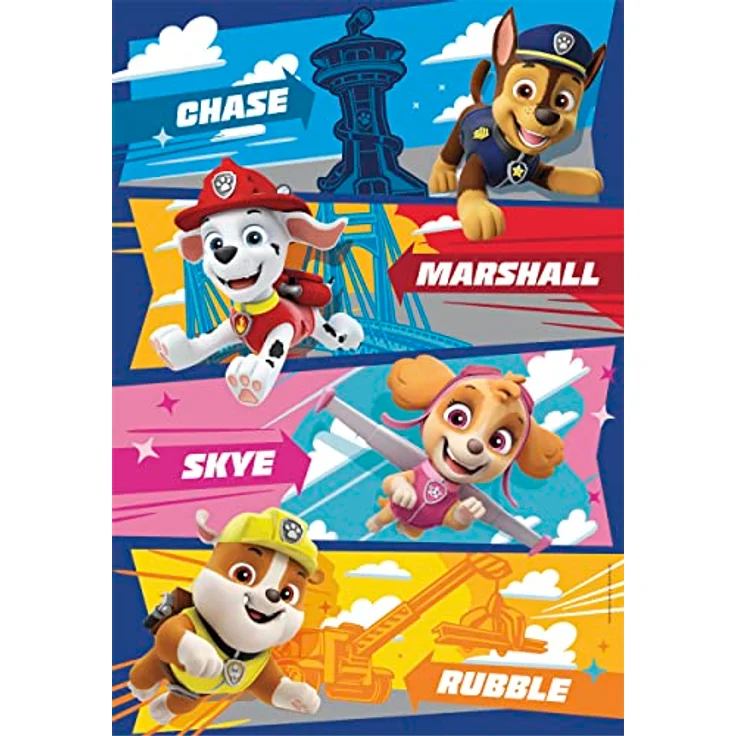 Clementoni Supercolor Puzzle Paw Patrol, 60 Maxi Teile, Puzzle für Kinder ab 4 Jahren mit lebendigen Farben und Leuchtkraft, fördert Geschicklichkeit und logisches Denken – Bild 2