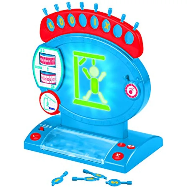 Lexibook JG800, Elektronisches Henker-Spiel für Jungen und Mädchen, multilingual mit Ton- und Lichteffekten, ab 8 Jahren