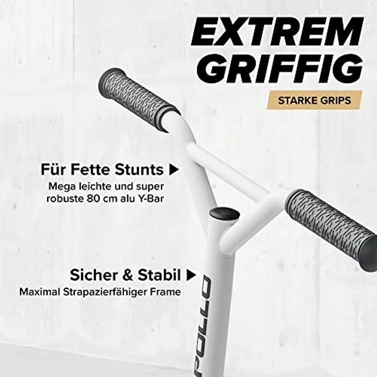 Apollo Stunt Scooter - Genius Pro | Robuster mit ABEC 9 Kugellager | Trick Roller, Tretroller, Starker Stuntroller | Top Scooter Kinder ab 6 Jahre | perfekt auch als Cityroller – Bild 3