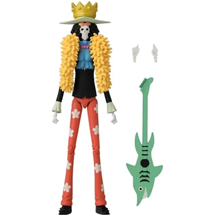 Bandai Anime Heroes - One Piece Figur 17 cm Brook - Sammlerfigur mit Zubehör, Charakter aus der Serie "One Piece" – Bild 2