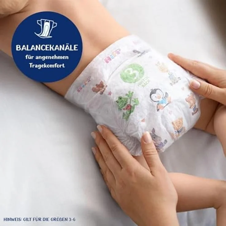 HiPP Babysanft Windeln Midi 3 Vorratsbox (3 x 72 Stück) – Bild 6