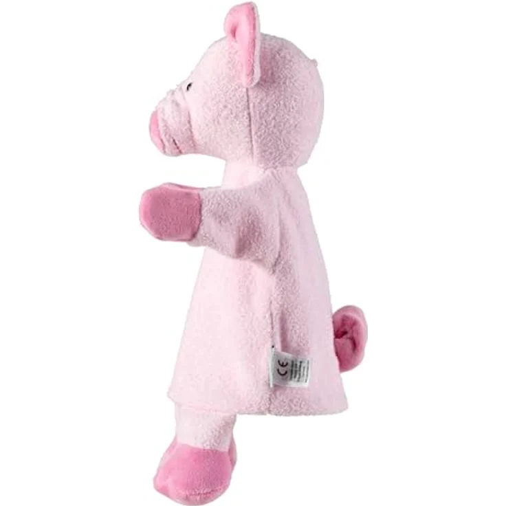 Sterntaler Handpuppe Schwein, weiches Spielzeug für Kasperle Theater, zum Geschichten erzählen und erstes Rollenspiel, für Mädchen und Jungen – Bild 3