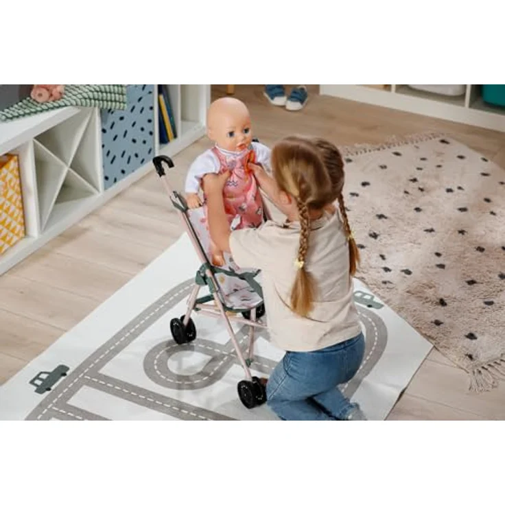 Baby Born Puppenbuggy Dschungel-Design, mit Tasche – Bild 4