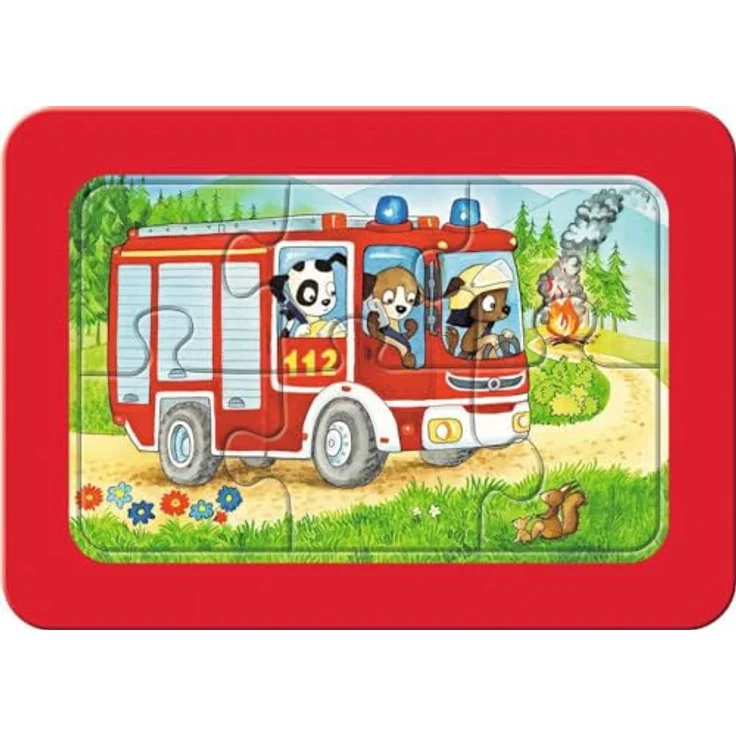 Ravensburger Kinderpuzzle 05630 - Tiere im Einsatz - 3x6 Teile Rahmenpuzzle für Kinder ab 2,5 Jahren – Bild 5