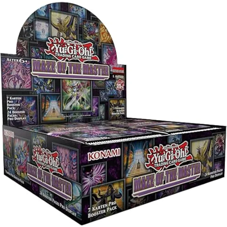 Yu-Gi-Oh! TRADING CARD GAME Maze of The Master Display 1. Auflage - Deutsche Ausgabe, Sammelkarten mit 60 brandneuen Karten aus verschiedenen Yu-Gi-Oh! Serien