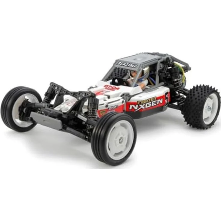 TAMIYA 1:10 RC Fighter NXGEN DT-04, Einsteigerbuggy mit NXGEN Technologie, weiß/2 Farbvarianten – Bild 1