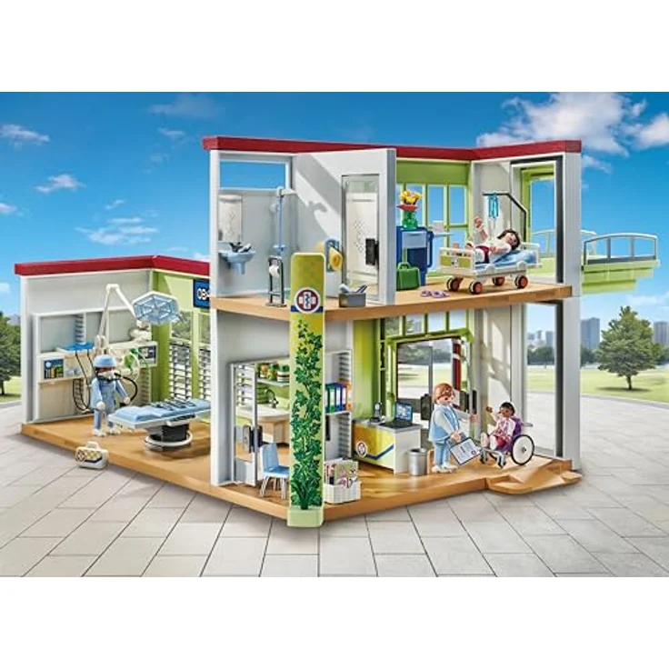 Playmobil® Konstruktions-Spielset Modernes Krankenhaus (71615), Action Heroes, (165 St), Made in Europe – Bild 3