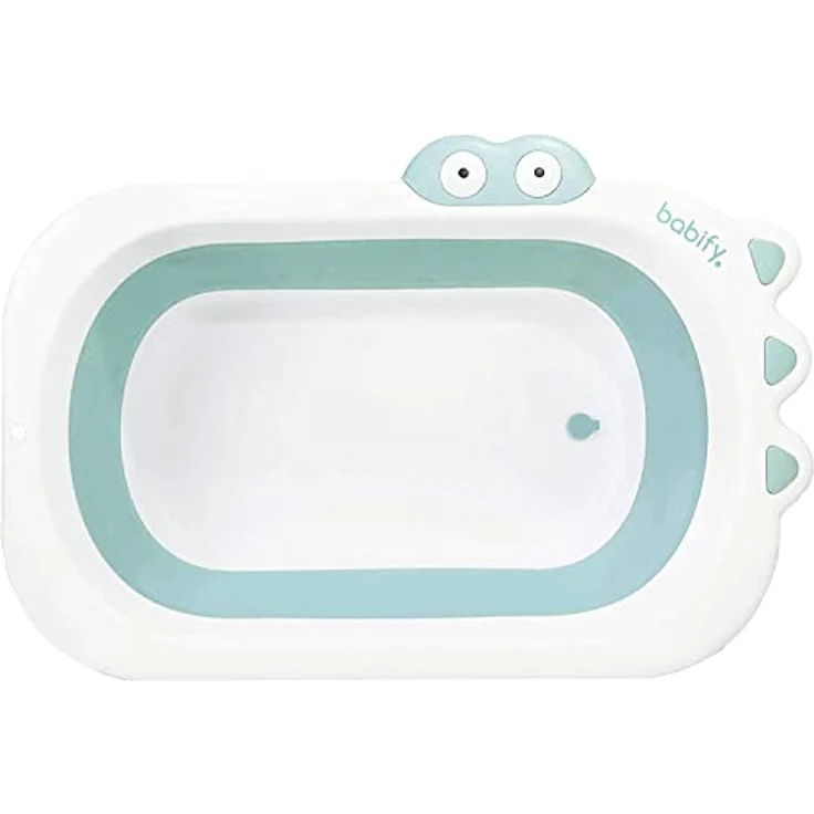 Babify Shower Faltbare Baby-Badewanne mit Badekissen, ultra kompakt, rutschfest, Minzgrün – Bild 9