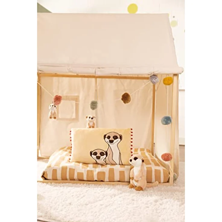 NICI 47871 Schlüsselanhänger Erdmännchen Green 10cm, braun, 10 cm – Bild 4