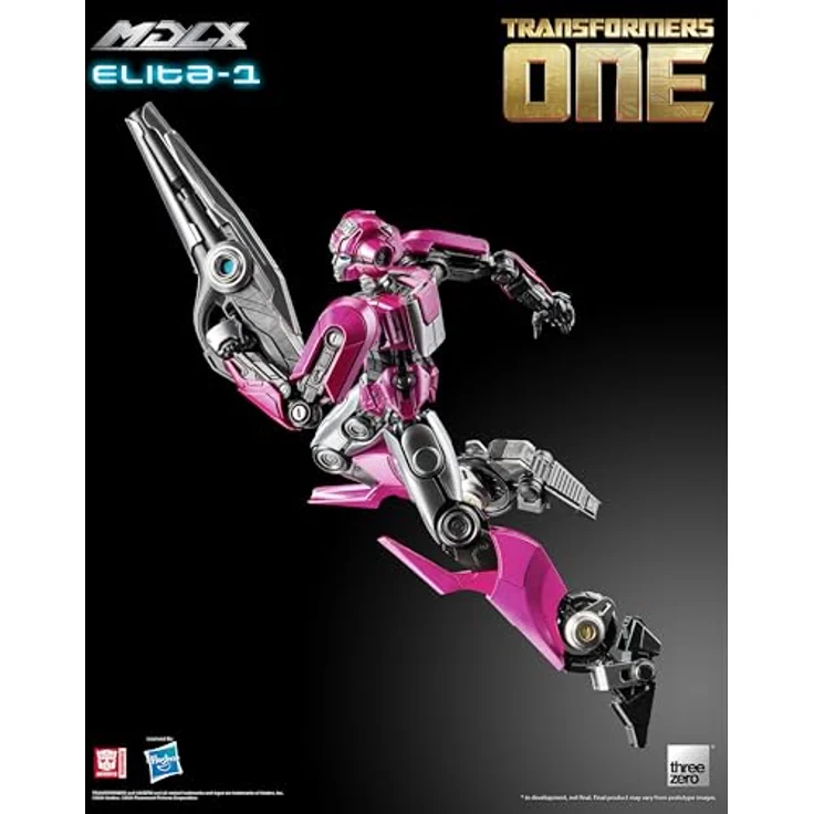 threezero Transformers One: Elita-1 MDLX Actionfigur, 13 cm hoch mit 46 Gelenkpunkten, Zubehör inkl. Blaster und drei Paar austauschbare Hände – Bild 5