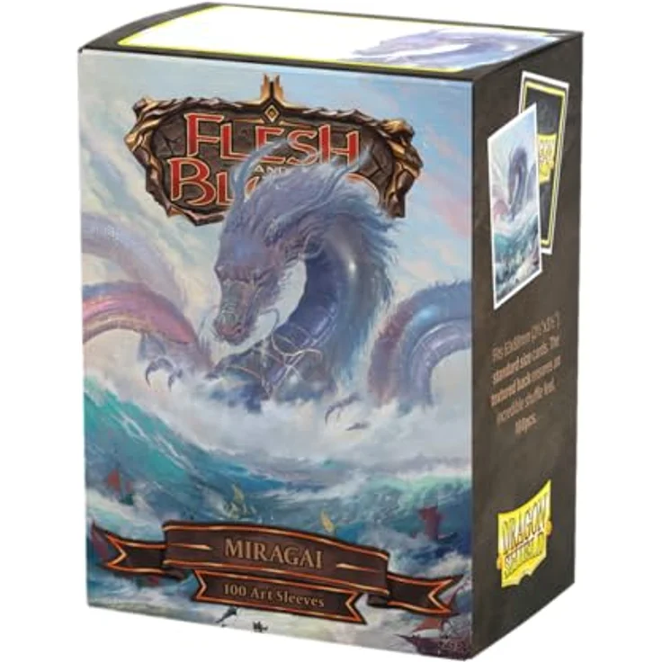 Dragon Shield Flesh & Blood Art Sleeves, 100 CT - Matte TCG Hüllen für Pokémon, Magic: The Gathering & One Piece, hohe Widerstandsfähigkeit und exzellente Shuffle-Erfahrung – Bild 1