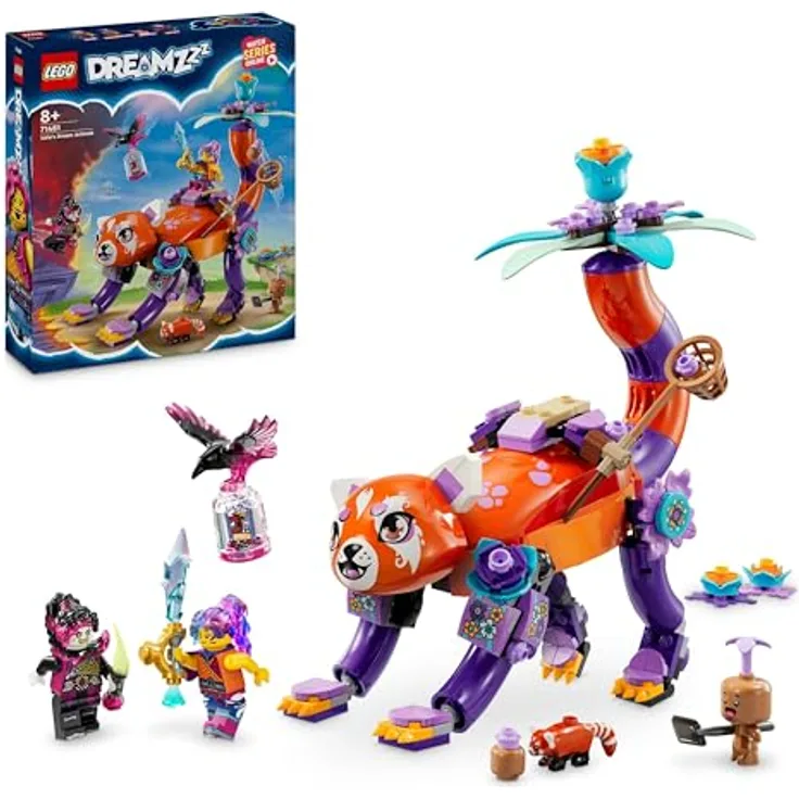 LEGO DREAMZzz 3-in-1 Izzies Traumtiere, magisches Ei mit Minifiguren Izzy und Dizzy, Fantasy-Spielset, Geschenk für Kinder ab 8 Jahren 71481