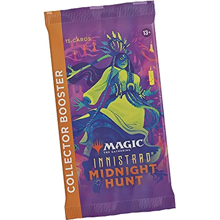 Wizards of the Coast Innistrad: Midnight Hunt Collector Booster Pack - English, Gothic horror-themed mechanics, Only MID boosters with Extended-Art cards, Total of 10 traditional foils per pack – Bild 4