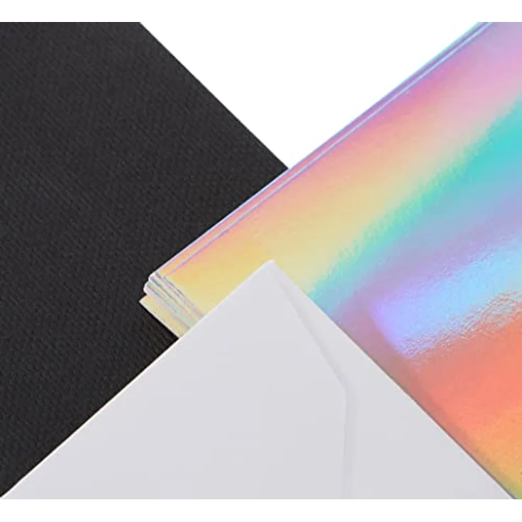 Cricut Joy™ Einlegekarten, Schwarz/Silber Holografisch – Bild 3