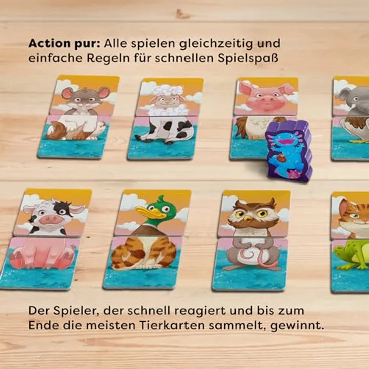Haba Mixalotl_DE 2, Brettspiel für schnelle Reaktion und Geräuschspaß für Kinder – Bild 2