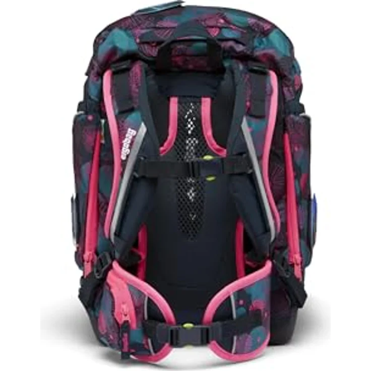 ergobag Schulranzen pack Set (6-tlg.), ergonomischer Rucksack mit recycelten Kletties und Your-Size-System, farbenfrohes Design – Bild 4