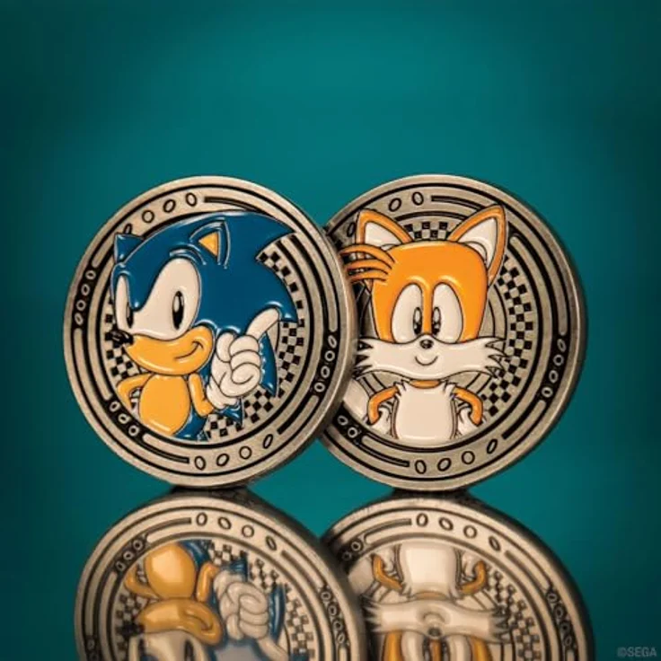 Fanatic Sonic - The Hedgehog Sammelmünze Sonic & Tails, plattierte Oberfläche, weltweit limitiert auf 9.995 Stück, individueller Randnummerierung, im schützenden Acrylcase – Bild 6