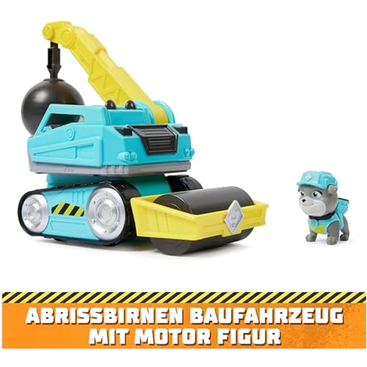 Spin Master Rubble & Crew, Spielzeug-Auto mit Abrissbirne und Motor für Kinder ab 3 Jahren, detailreiches Baufahrzeug – Bild 2